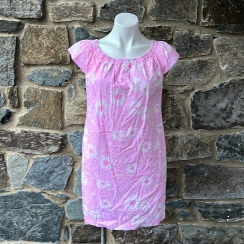 Lilly Pulitzer 'Sullivan' Dress in 'We Were Robbed' Pink Raccoon Print Size XS